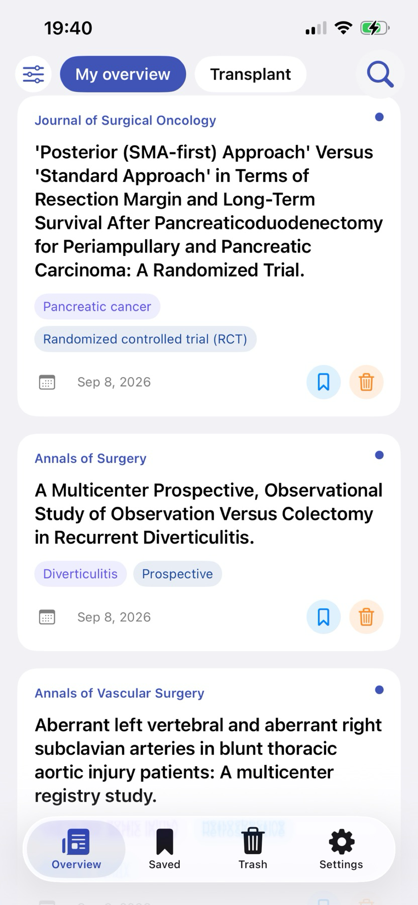 CatchUpSurg reading overview